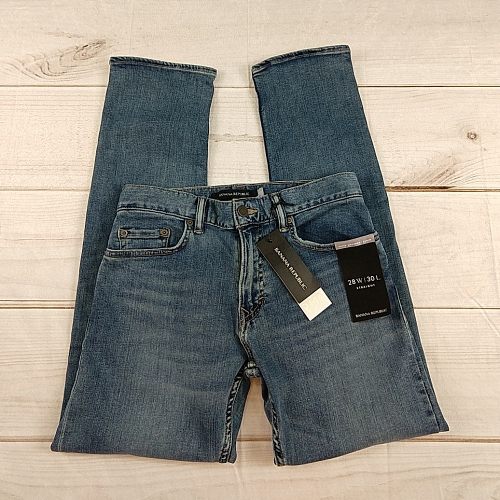 Banana Republic 28x30 Straight Leg Jeans New